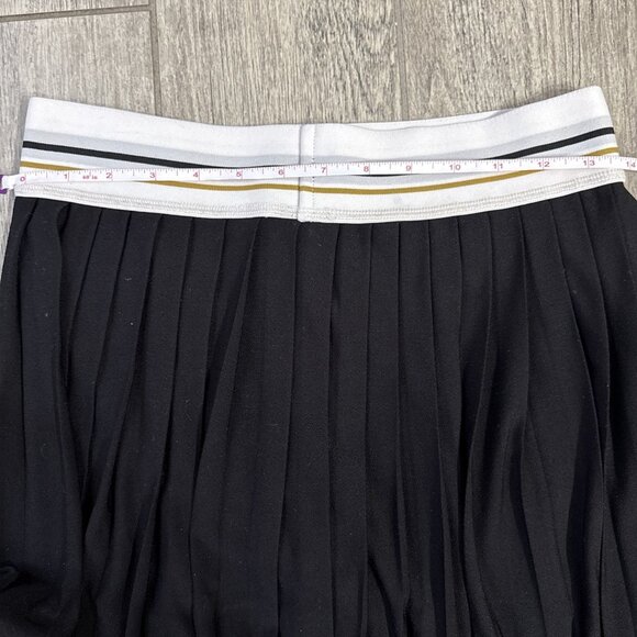 Vieux Jeu Tank Top Womens Small Med Black Pleated Back Tennis Tank &Skirt Set - Picture 12 of 13